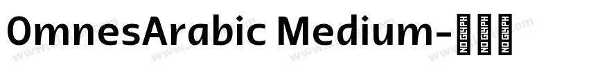 0mnesArabic Medium字体转换